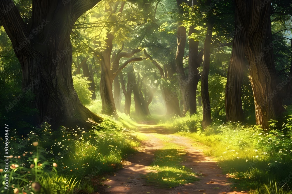 Obraz premium Enchanted Forest Path