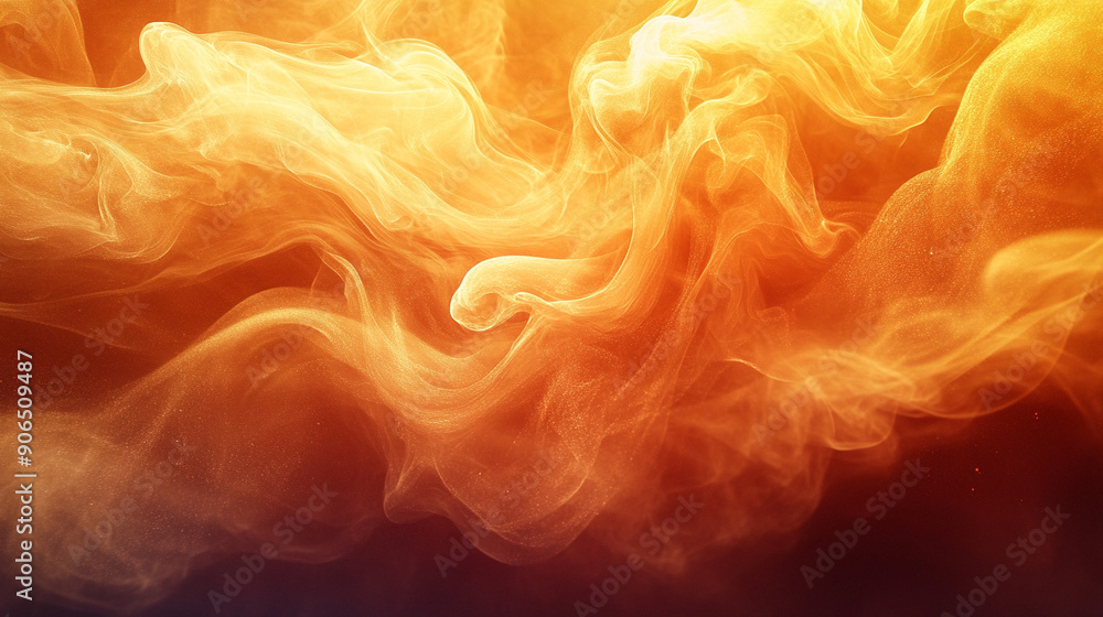 Fototapeta premium yellow and orange smoke texture background