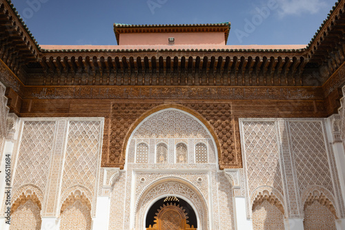 The Ben Youssef Medersa is an Islamic college in Marrakesh, Morocco