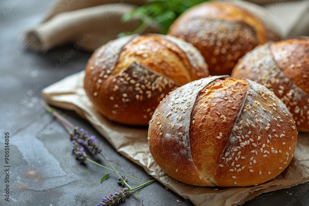 Fresh bread background with copy space Fresh bread background with copy space