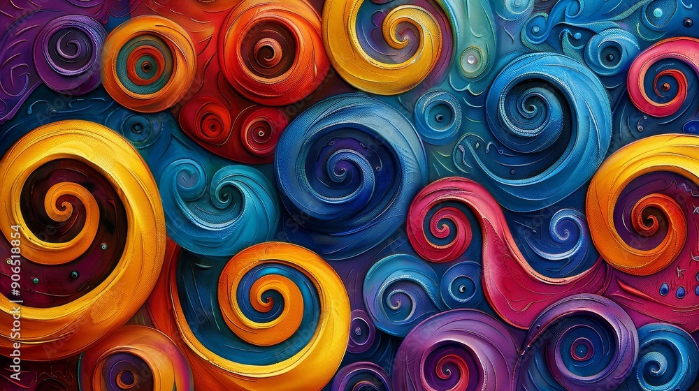 Colorful Swirling Fantasy Colorful Swirling Fantasy