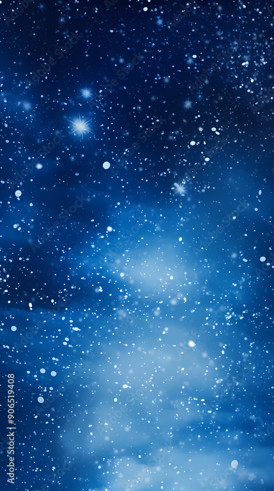 Fototapeta premium Digital fantasy night sky starry sky abstract graphic poster background