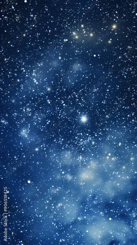 Fototapeta premium Digital fantasy night sky starry sky abstract graphic poster background
