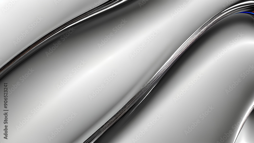 Futuristic abstract background with liquid metal texture and glossy silver and platinum swirls in 3D pattern, featuring undulating wavy lines and a seamless gradient of white and gray hues Futuristic abstract background with liquid metal texture and glossy silver and platinum swirls in 3D pattern, featuring undulating wavy lines and a seamless gradient of white and gray hues