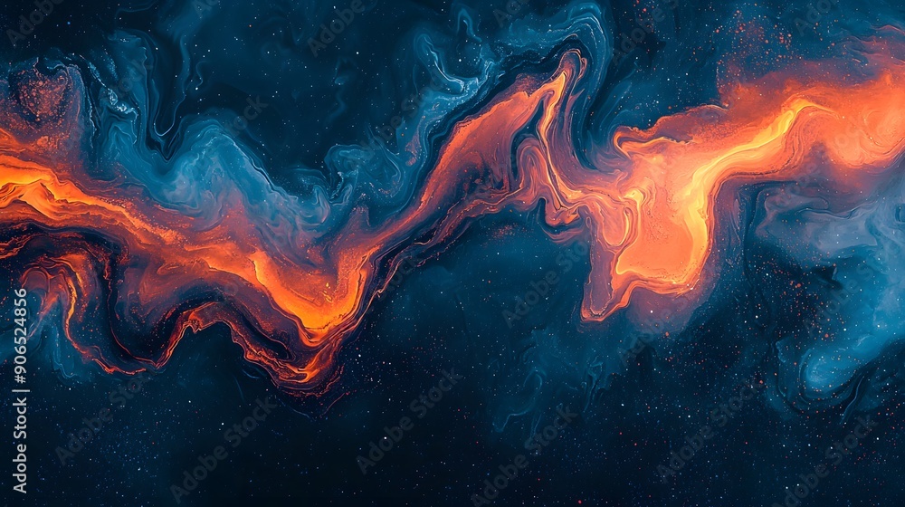 Fiery Abstract Acrylic Waves in Red and Orange Hues
Fiery Abstract Acrylic Waves in Red and Orange Hues