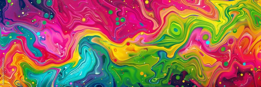 Abstract Art Background with Psychedelic Swirling Colors in Complex and Vibrant Pattern Abstract Art Background with Psychedelic Swirling Colors in Complex and Vibrant Pattern