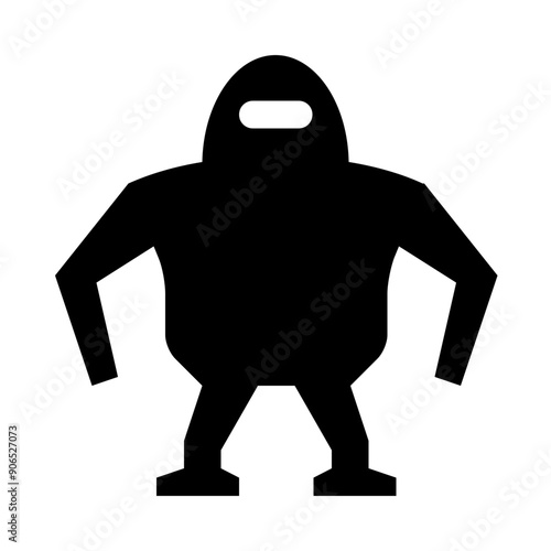 Futuristic Robot Solid Icon