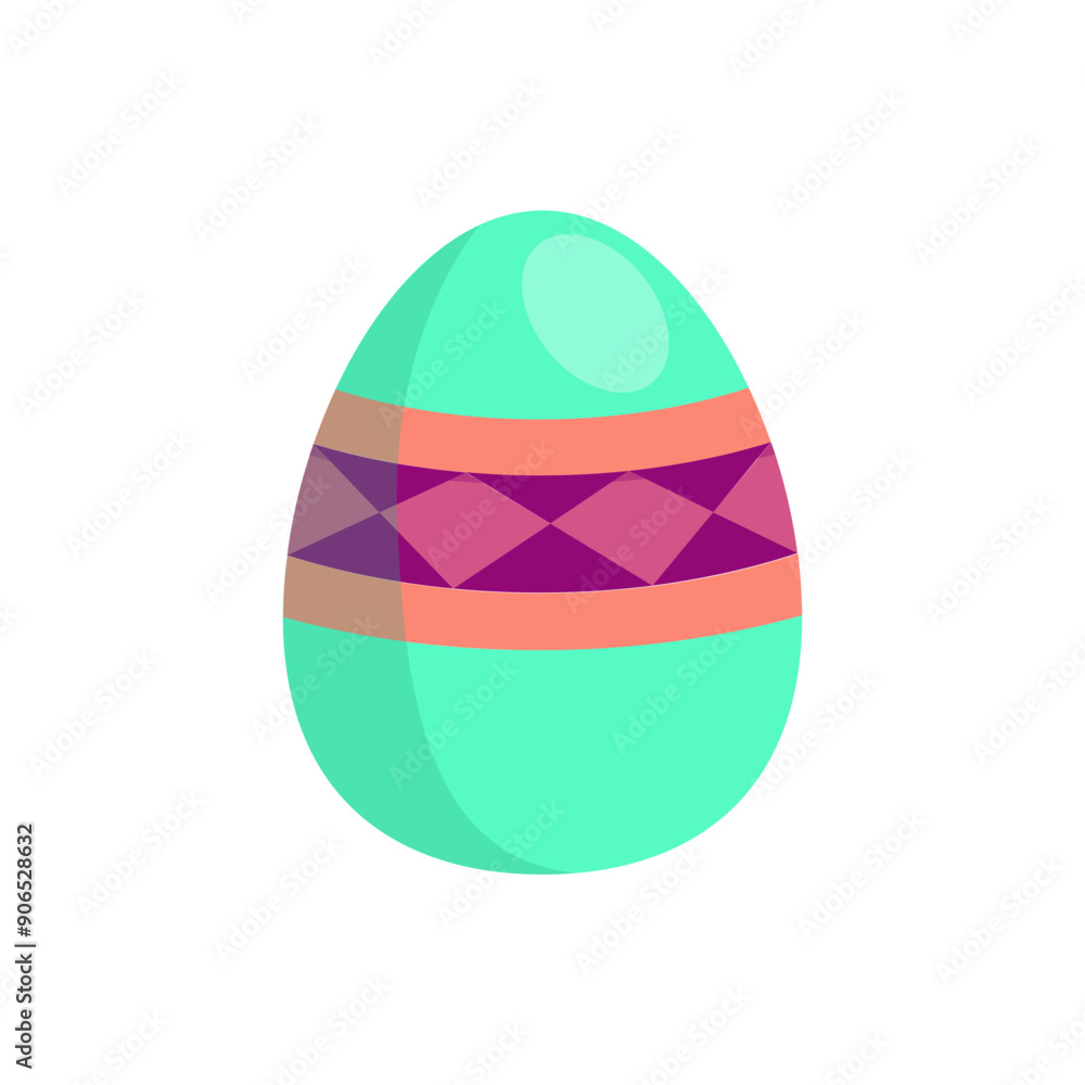Easter Egg minimalist vector illustration ,simple transparent graphic element .Isolated on white background Easter Egg minimalist vector illustration ,simple transparent graphic element .Isolated on white background