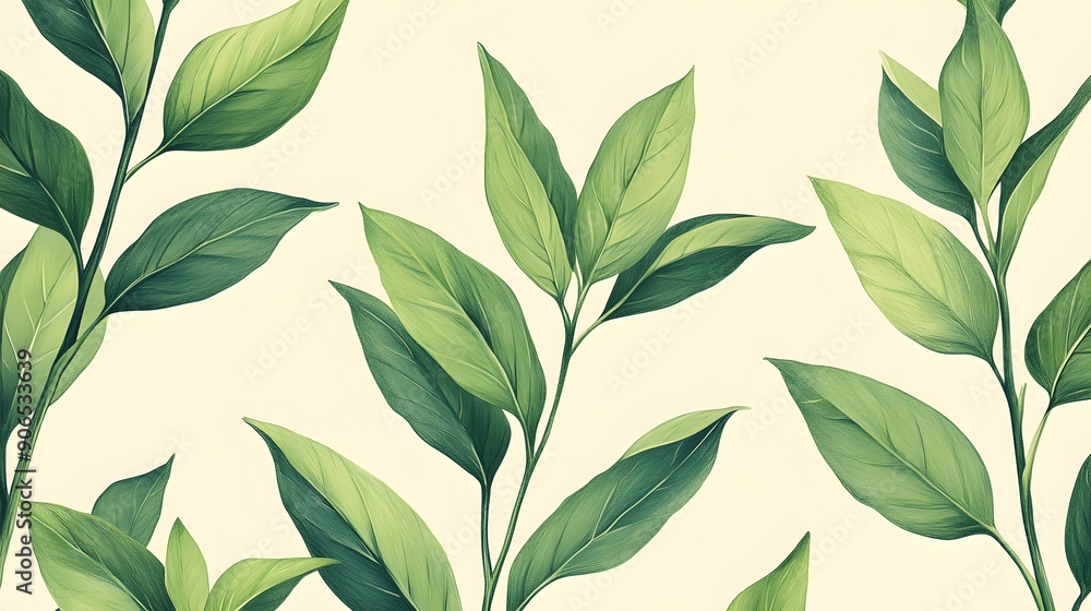 Lush Greenery. Nature-inspired concept Lush Greenery. Nature-inspired concept