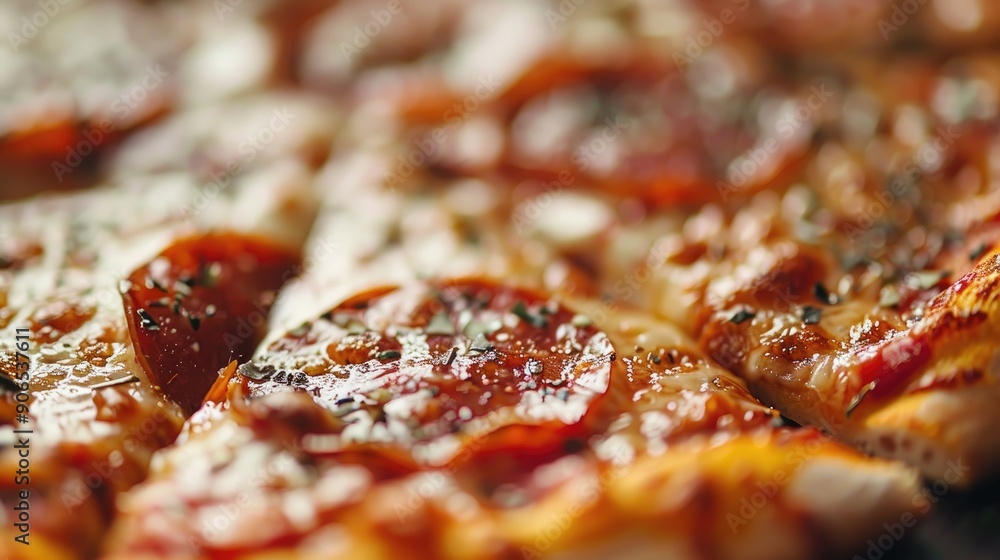 Close up of pizza Close up of pizza