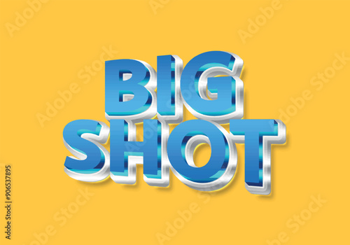 3d text effect template
