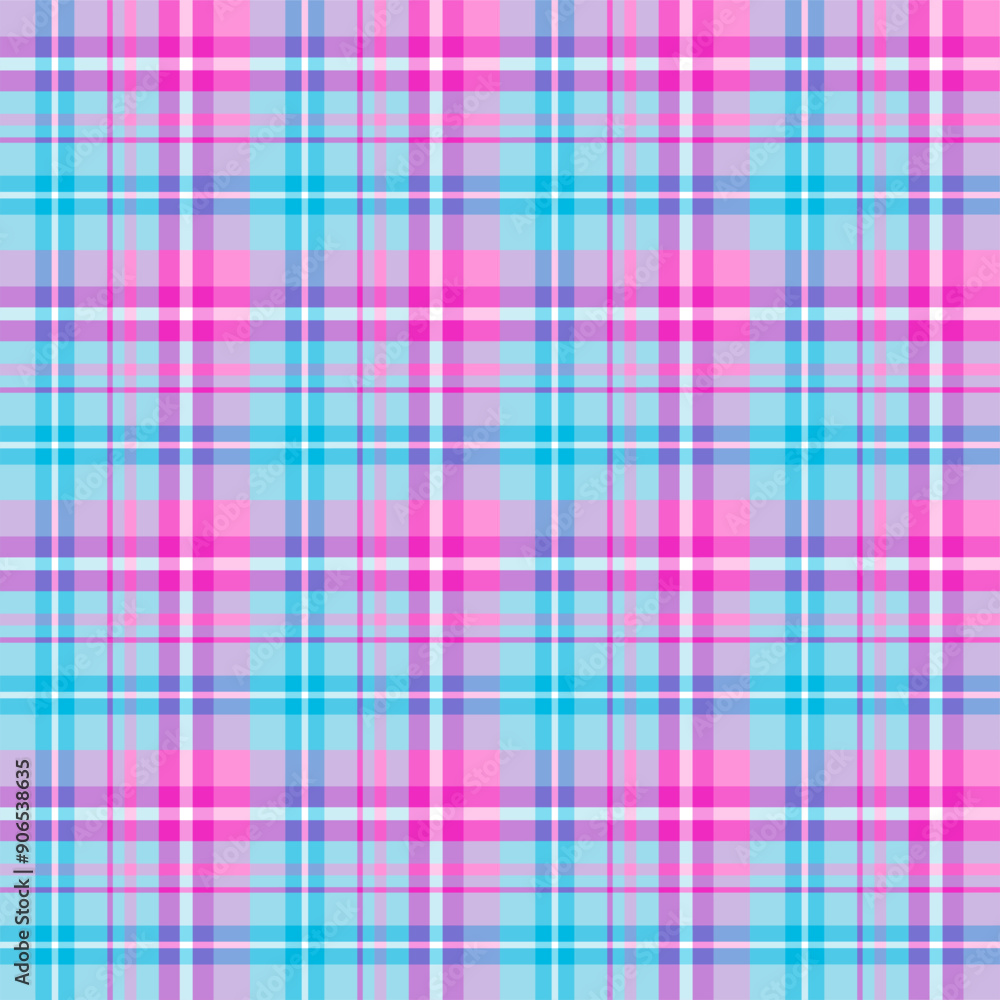 Seamless pattern in unique blue and pink colors for plaid, fabric, textile, clothes, tablecloth and other things. Vector image. Seamless pattern in unique blue and pink colors for plaid, fabric, textile, clothes, tablecloth and other things. Vector image.