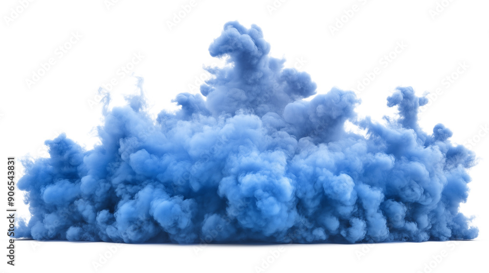 Sky Blue color smoke burst isolated on white background, Blue paint color explosion isolated png background Sky Blue color smoke burst isolated on white background, Blue paint color explosion isolated png background