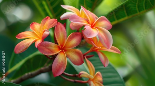 Wallpaper Mural Frangipani flower also known as Temple flower Torontodigital.ca