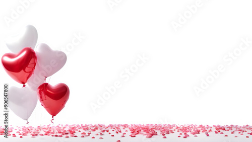 beautiful heart shaped balloons