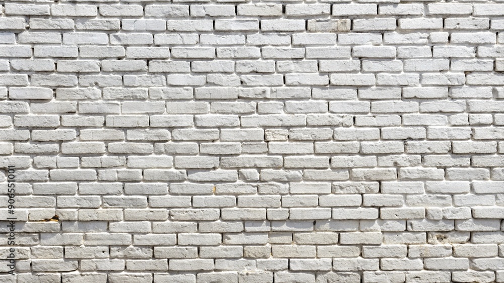 White painted old brick Wall panoramic background
White painted old brick Wall panoramic background