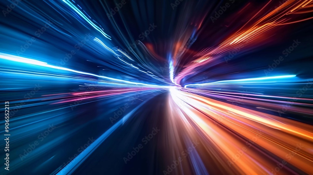 Abstract image of speed movement on the road at dark which is very good Abstract image of speed movement on the road at dark which is very good