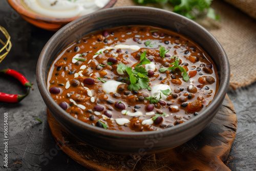 dal makhani or dal makhni. lentil curry