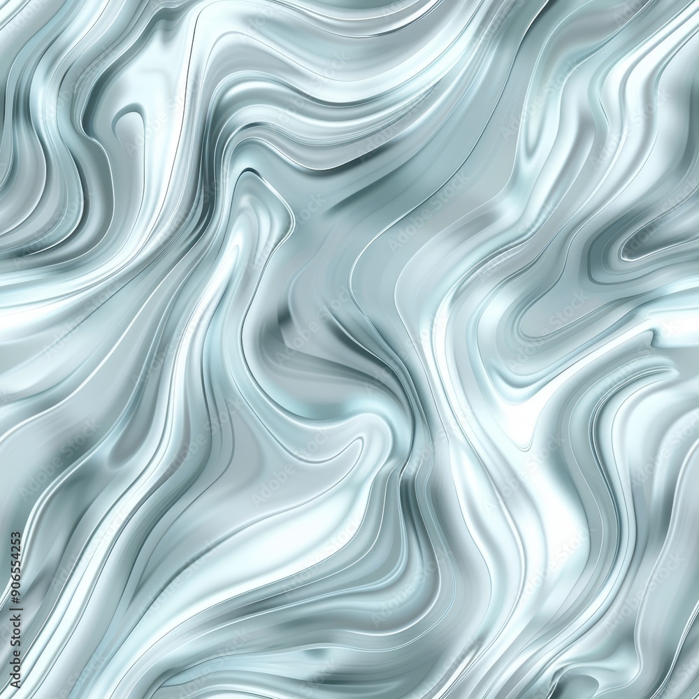 Seamless pattern of smooth flowing marble veins with blue and orange tones Seamless pattern of smooth flowing marble veins with blue and orange tones
