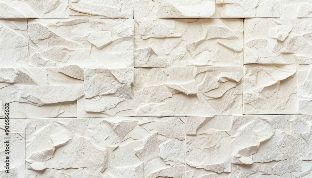 White Stone Wall Texture Close Up White Stone Wall Texture Close Up