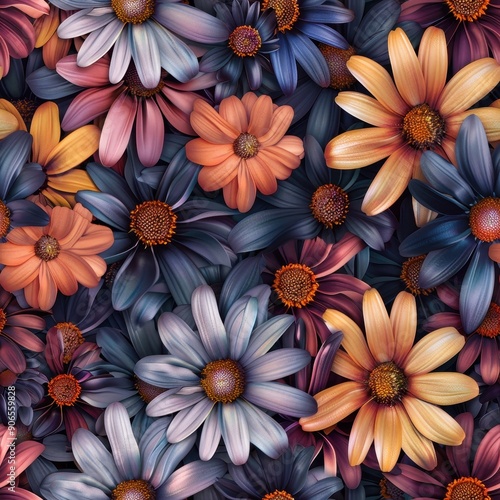 Seamless pattern of colorfu...