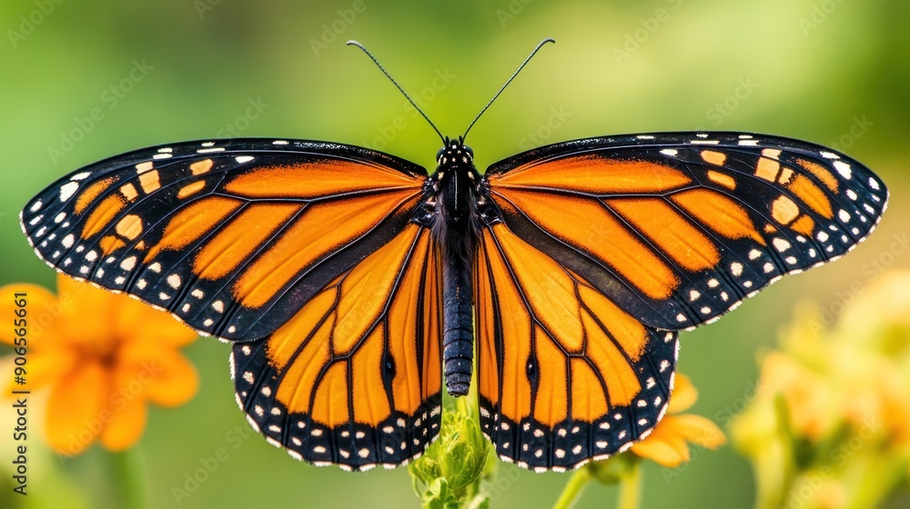 Monarch Butterfly Close-Up Monarch Butterfly Close-Up