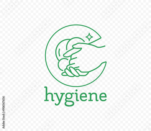 Washing hands with soap vector design