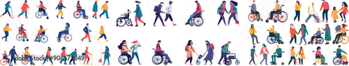 Seniors helping people in need, volunteering. Support for community or help for students staff. People helping elderly persons.