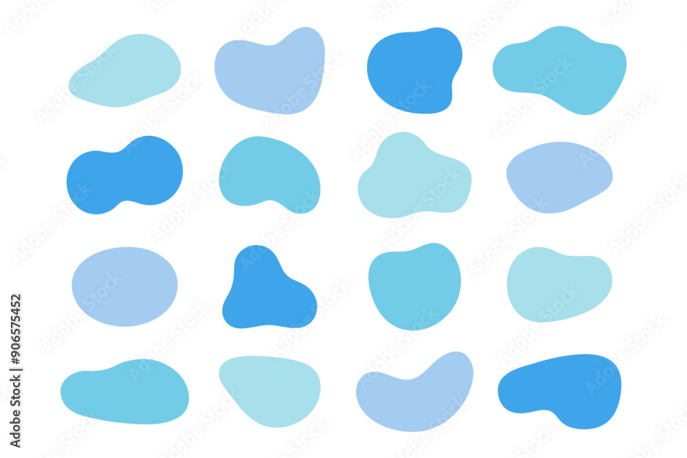 Gently flowing fluid shape, decorative parts Gently flowing fluid shape, decorative parts