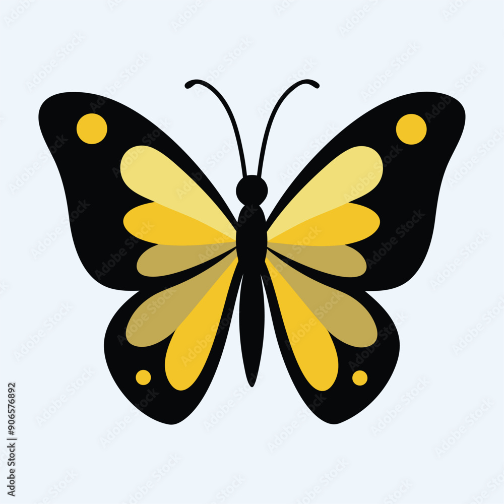 butterfly simple vector illustration butterfly simple vector illustration