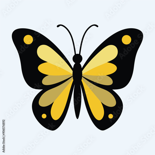 butterfly simple vector illustration