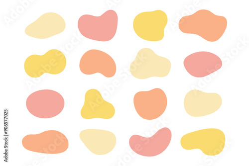 Gently flowing fluid shape, decorative parts
