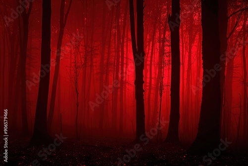 Red Forest Twilight