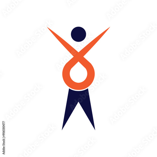 Human and people welfare logo design community care friendship unity vector icon and social organization logo design, human logo design, organization logo, social working