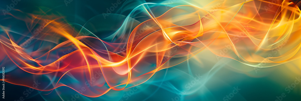 Design of background, banner, wallpaper in the form of dynamic digital waves. The concept of lightness, continuity and positive energy dissolved in space. Design of background, banner, wallpaper in the form of dynamic digital waves. The concept of lightness, continuity and positive energy dissolved in space.