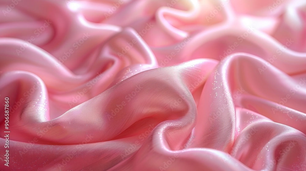 Obraz premium Intricate Pink Ribbons