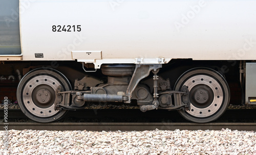 Inside Frame Bogie on Azuma Railway Carriage