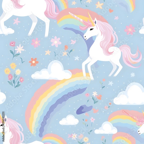 Magical Unicorn Rainbow Dreamland