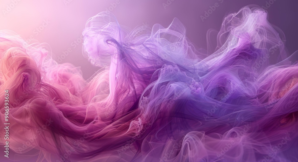 Abstract Pink and Purple Clouds Abstract Pink and Purple Clouds