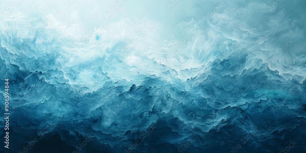 The Ocean's Misty Waters The Ocean's Misty Waters