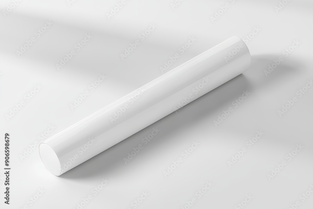Mockup of cosmetic Lip Balm Tube isolated on white background. 3D illustration. Mockup of cosmetic Lip Balm Tube isolated on white background. 3D illustration.