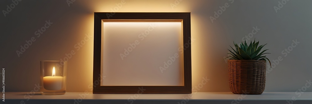 Blank frame mockup for picture Blank frame mockup for picture