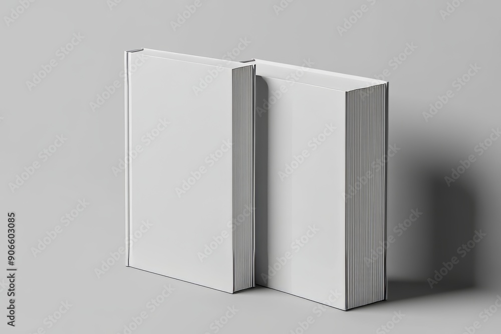 Blank vertical a5 book mockup template with realistic rendering in 3D Blank vertical a5 book mockup template with realistic rendering in 3D