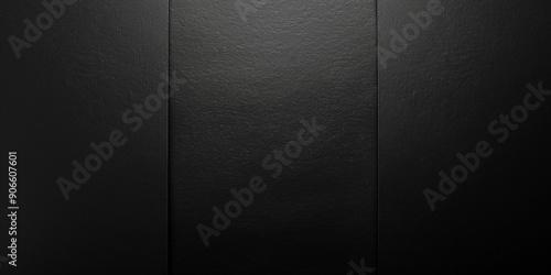 Minimalistic black textured background with subtle shading