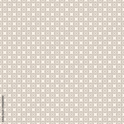 Vector geometric texture with dots and stars. Abstract modern seamless pattern. Elegant monochrome beige backdrop for decor, dresses, blouses, textile, fabric, furniture, cloth, shirts, linen