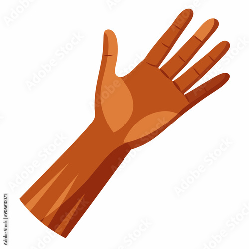 Human Hands  Silhouette Vector Illustration
