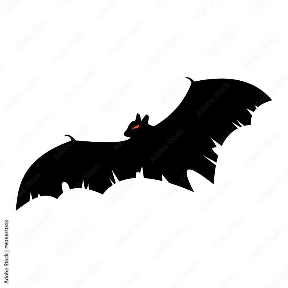 Obraz premium Halloween Bat Silhouette