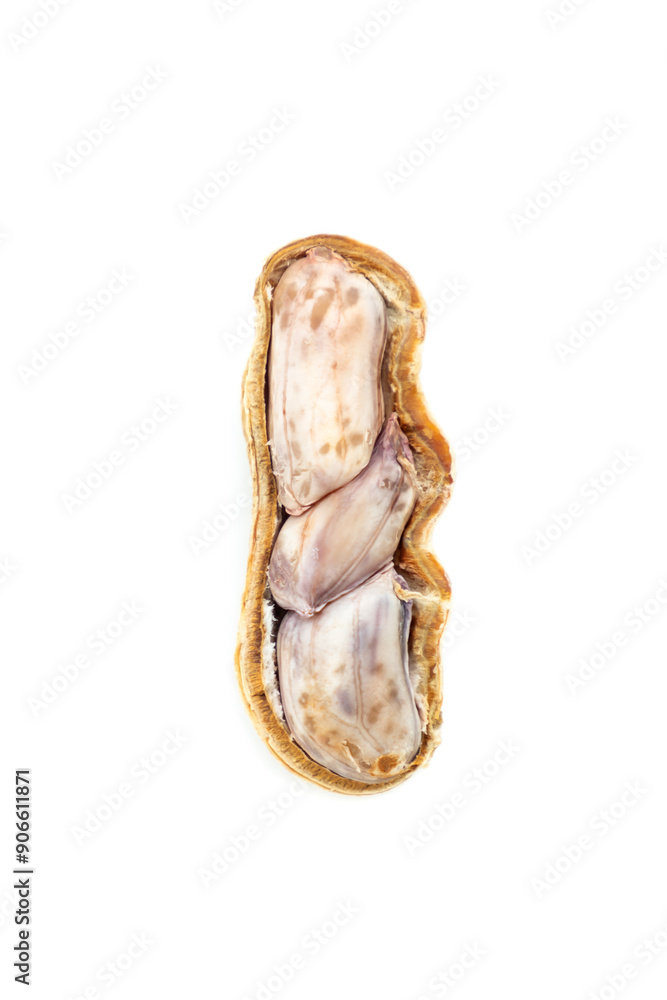 Peanut isolated on white background, healthy food, Food ingredient. Peanut isolated on white background, healthy food, Food ingredient.