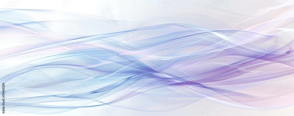 Abstract Flowing Lines in Blue and Purple Abstract Flowing Lines in Blue and Purple
