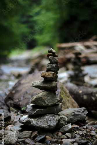Photography pile of stones